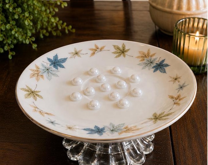 Upcycled Soap Dishes from Antique Tea Plate