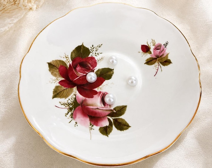 Upcycled Soap Dish from antique tea plate