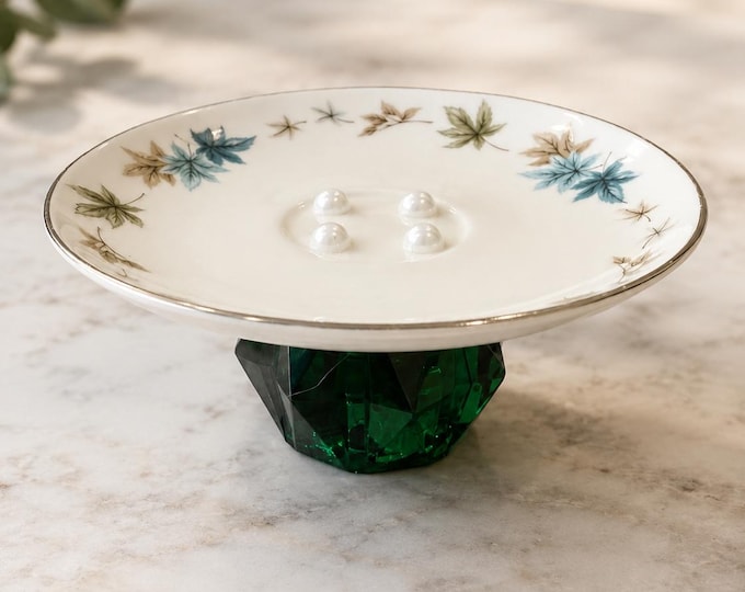 Upcycled Soap Dish from antique tea plate