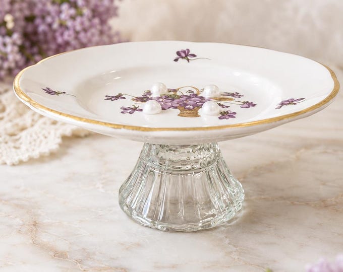 Upcycled Soap Dish from antique tea plate