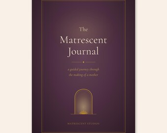 Geführtes Tagebuch für frischgebackene Mütter, Das Matrescent Journal, druckbares PDF und iPad GoodNotes, US Letter und A4