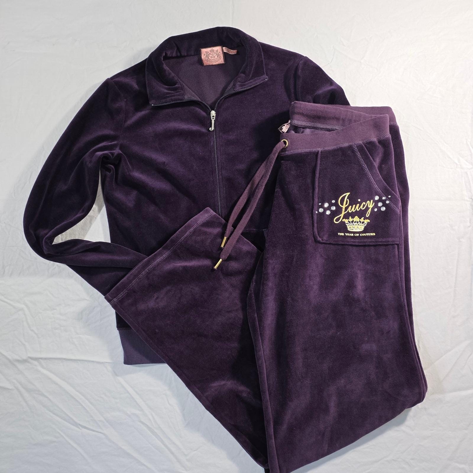 Velour Tracksuit Vintage - Etsy