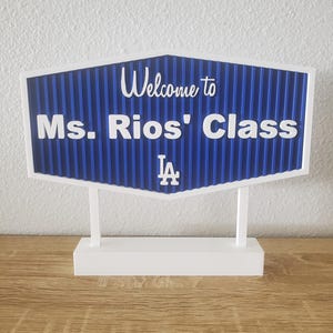 Custom | Welcome to Dodger Stadium Sign | Your Name