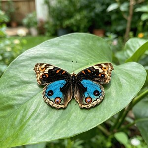 1-50 piezas de mariposas e insectos azules (Junonia orithya) / Suministros para manualidades y arte en cajas de sombra