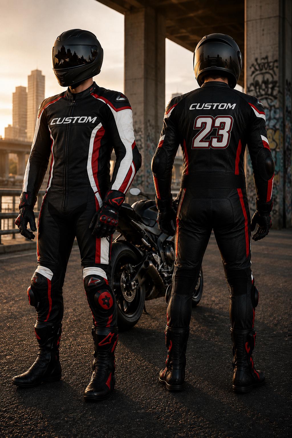 バイク用 レザーライディングスーツ Leather racing suit - Etsy 日本