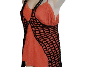 Crochet Cotton Bolero Shrug, Jade Green Lacy Vest, Plus Size