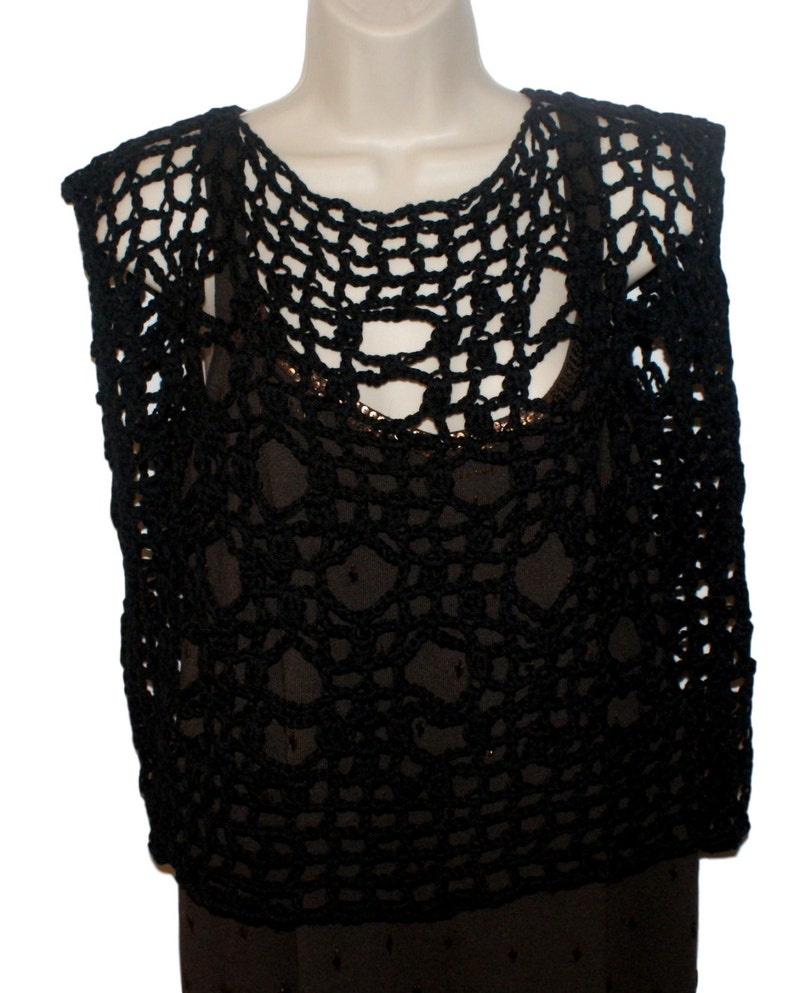 Black Cotton Shirt Crochet Top Plus Size Shirt Dolman Top - Etsy