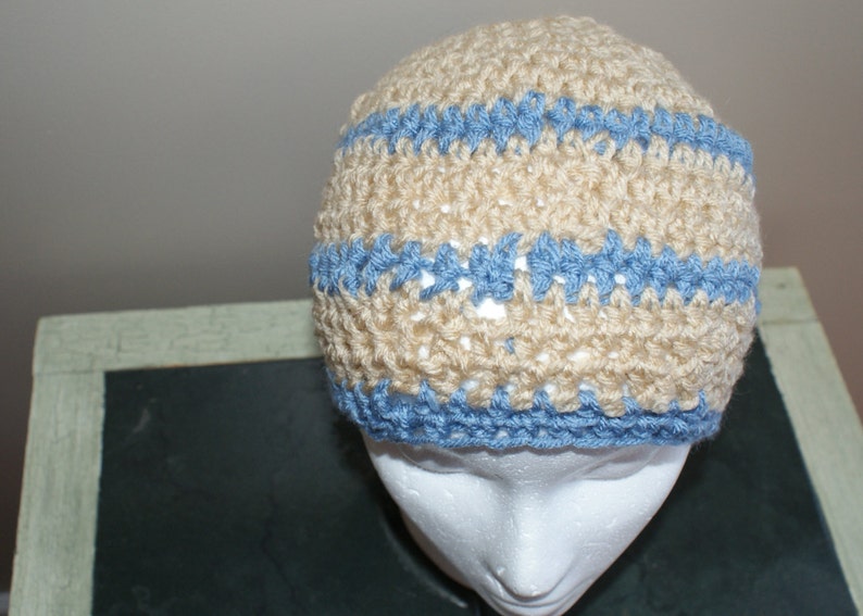 Mens Beanie, Winter Beanie, Man Beanie, Winter Hat Man,Womens Tan Cap, Tan Winter Hat, Winter Fashion Hat, Blue Winter Hat, Mens Snow Hat image 3
