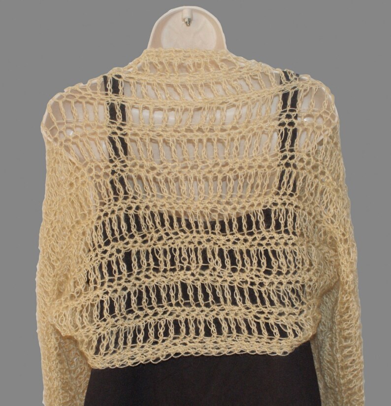 Mohair Shrug, Mohair Bolero, Long Sleeve Shrug, Long Sleeve Bolero