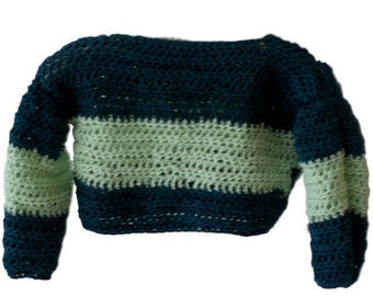 Girls Winter Sweater, Mint Sweater Kids, Toddler Sweater,  Crochet Jumper, Toddler Pullover Sweater, Kids Gift, Kids Sweater, Boys Sweater
