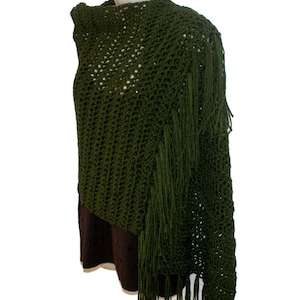 Womens Shawl, Shawl Wrap, Fringe Shawl, Crochet Wrap, Elegant Shawl, Winter Wrap, Womens Wrap, Womens Stole, Fashion Shawl, Shoulder Shawl