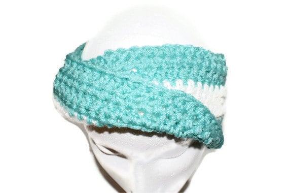 Serre-tête turban, serre-tête tendance pour femmes, serre-tête cache-oreilles, cache-oreilles turquoise, cache-oreilles style turban, cache-oreilles t