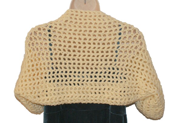 women's plus size white shrug