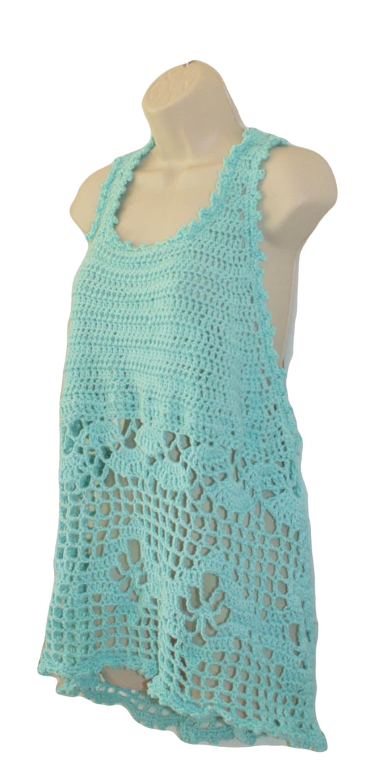 Cotton Tank Top Beach Cover Up Racerback Top Swimsuit Etsy UK