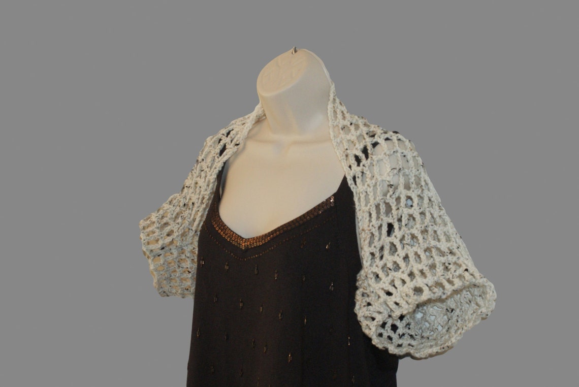 Ivory Shrug Summer Shrug Womens Plus Size Bolero Jacket Etsy