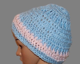 Denim Blue Knit Winter Cloche Hat Embellished Rolled Brim Boho Floral Handmade Denim Blue Knit Winter Cloche Hat Embellished Rolled Brim  main image 2