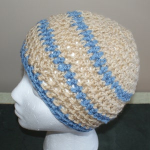 Mens Beanie, Winter Beanie, Man Beanie, Winter Hat Man,Womens Tan Cap, Tan Winter Hat, Winter Fashion Hat, Blue Winter Hat, Mens Snow Hat image 5