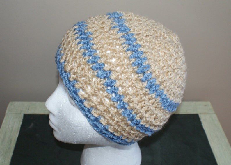 Mens Beanie, Winter Beanie, Man Beanie, Winter Hat Man,Womens Tan Cap, Tan Winter Hat, Winter Fashion Hat, Blue Winter Hat, Mens Snow Hat image 5