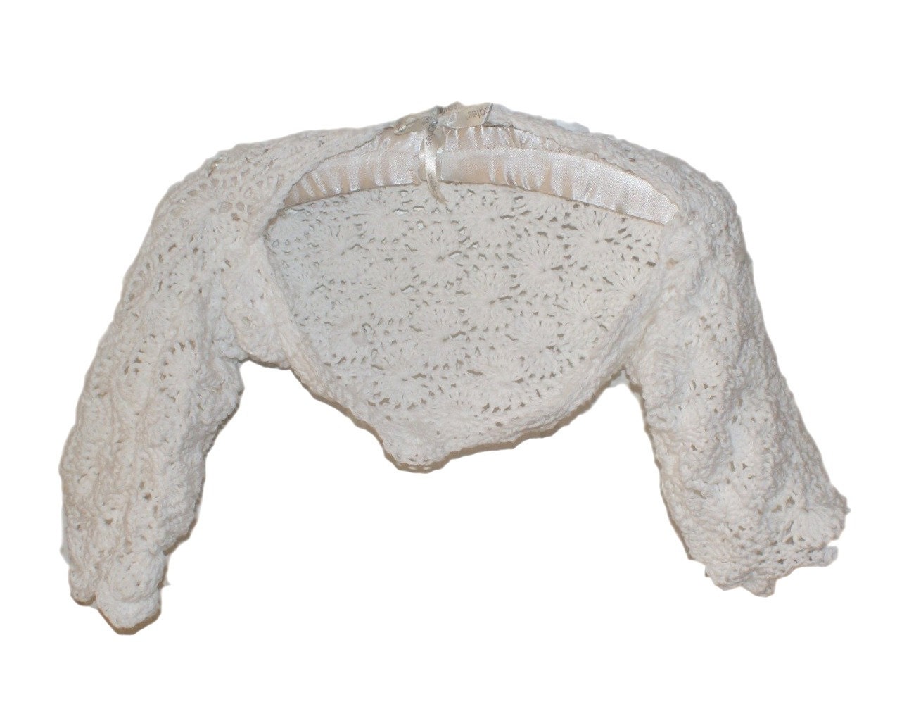 Girls Shrug, Girls Long Sleeve Shrug, Flower Girl Shrug, Girls Cotton