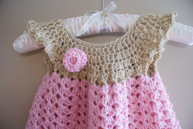 crochet newborn dress