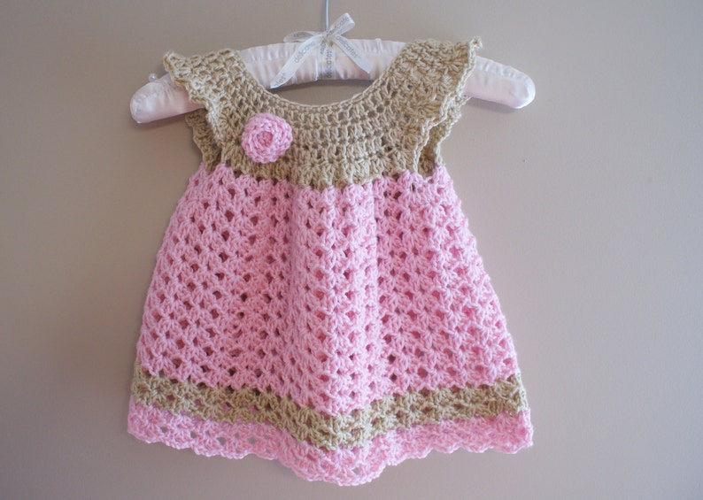crochet newborn dress