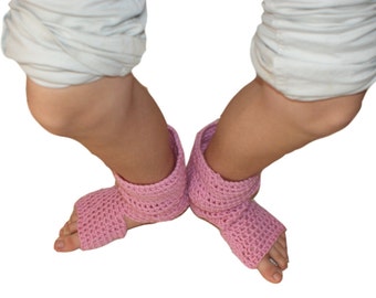 Yoga Socks, Pilates Socks, Dance Socks, Exercise Socks, Footwear, Pedicure Socks, Toe-less Socks, Flip Flop Socks, Pink Socks,