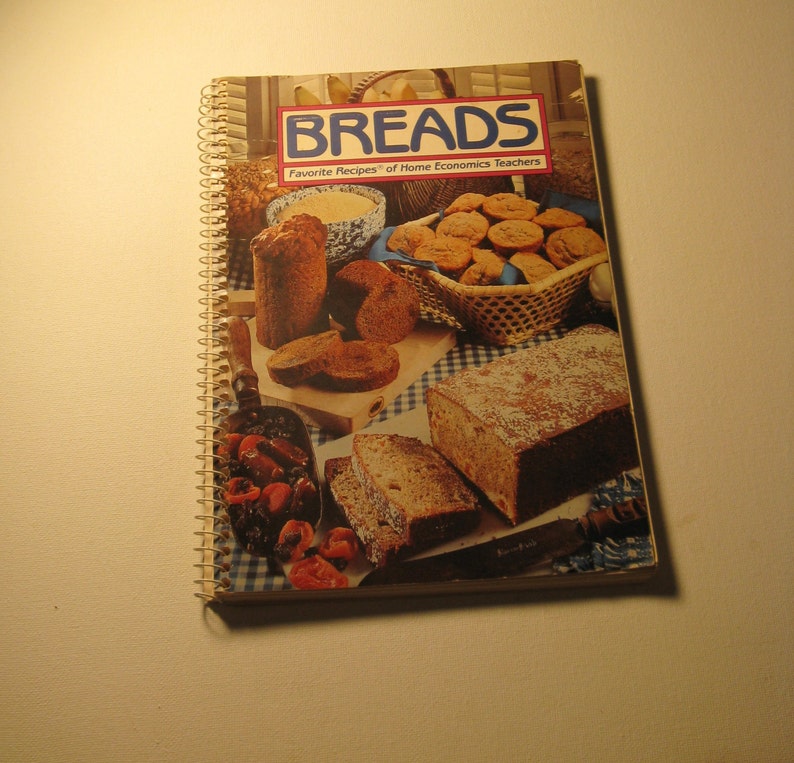 Vintage Bread Cookbook 'Breads Favorite Recipes of Etsy