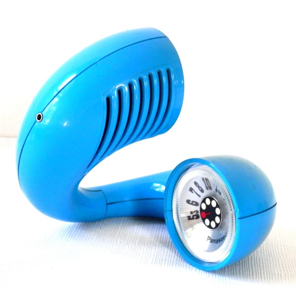 Mid Century Modern Toot-a-loop Panasonic Radio Turquoise Blue