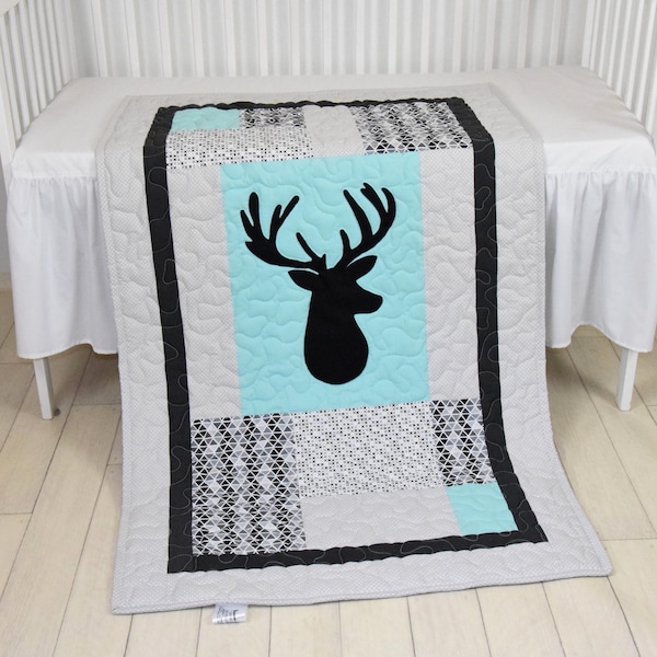 Mint Black Bedding Etsy