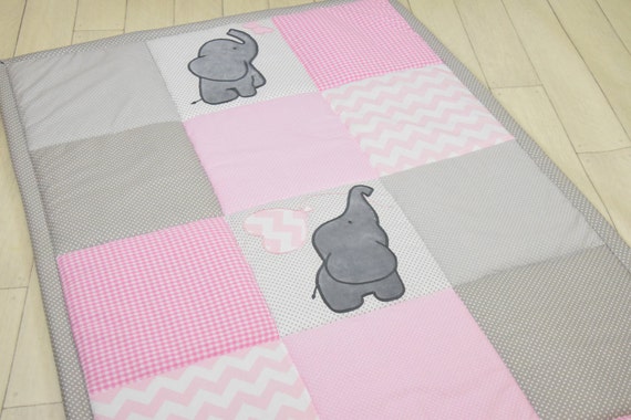 Pink Baby Rug Girl Play Mat Activity Playmat