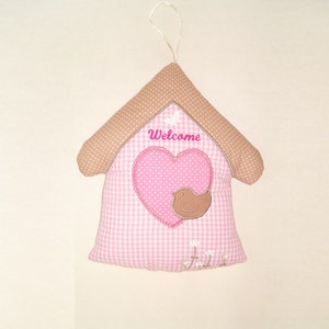 Almohadilla del bebé suspensión de puerta, decoración de sala de bienvenida, casa de regalos las niñas - decoración de la habitación y peluche para niños - bebé - HET