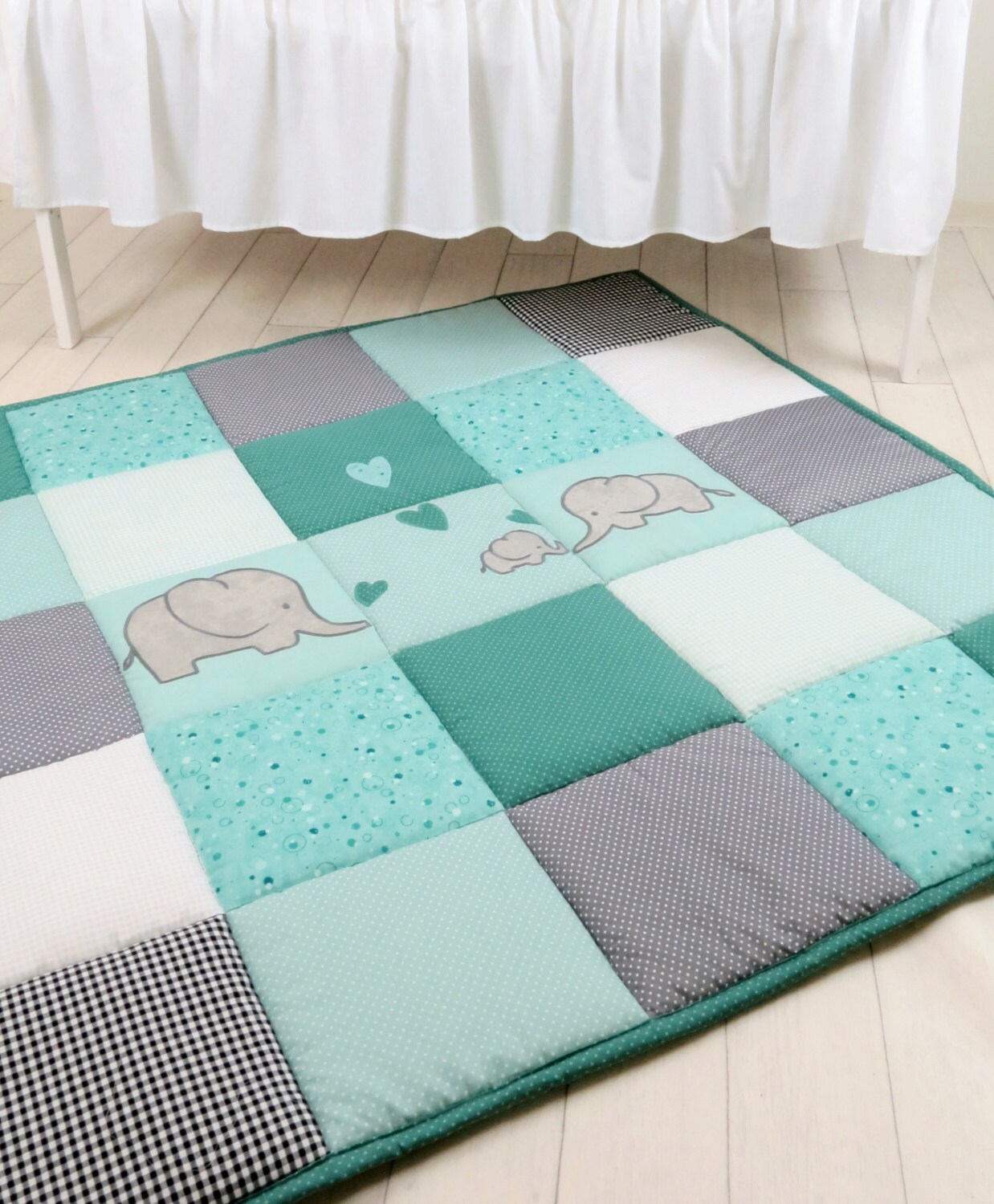 Baby Play Mat Baby Mat Baby Activity Mat Elephant Baby Etsy