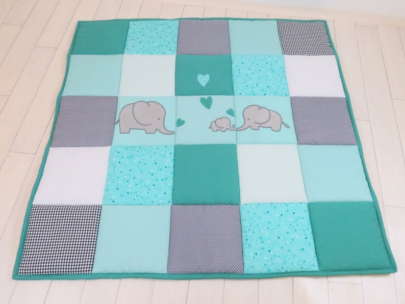 Baby Play Mat Baby Mat Baby Activity Mat Elephant Baby Etsy