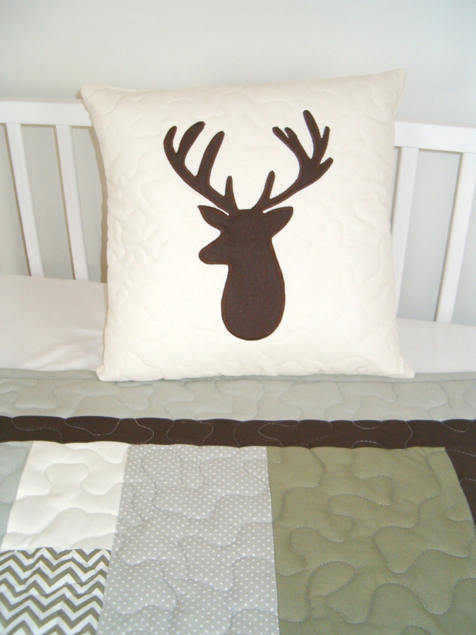 Deer Baby Blanket, Baby Deer Blanket, Woodland Baby Blanket, Reindeer
