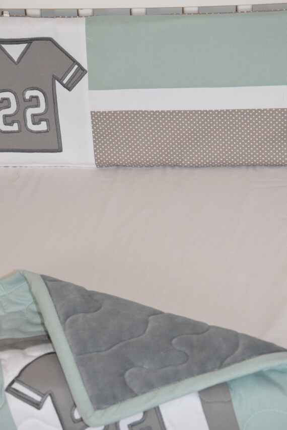 Football crib bedding sale