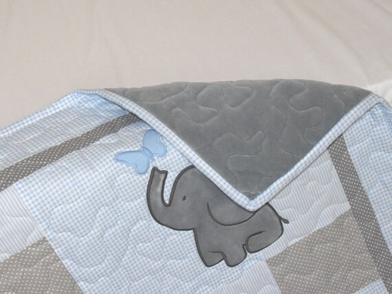 Elephant cot quilt hotsell
