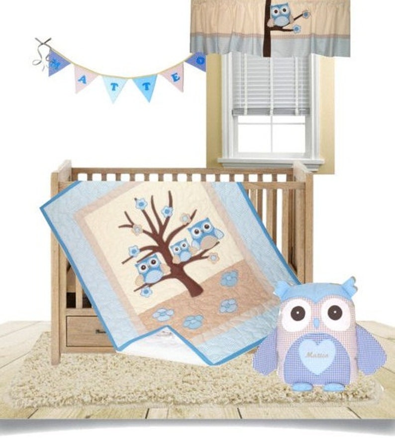 Window Valance Owl Curtain Kids Room Valance Baby Room Valance Etsy
