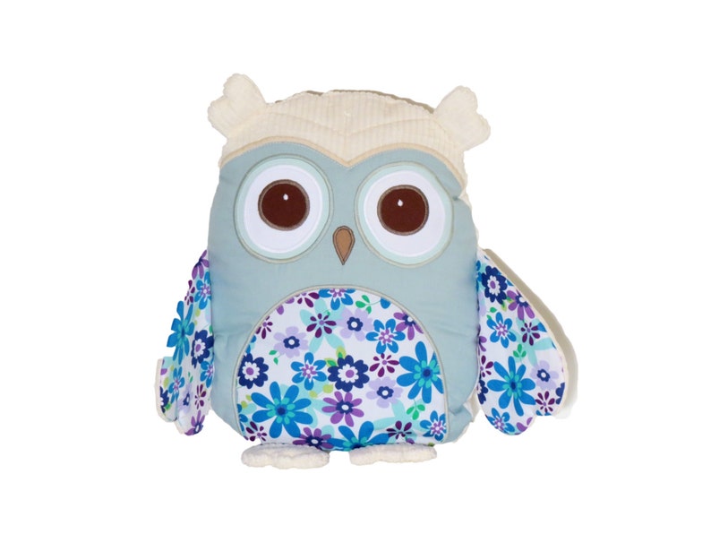 SALE / Owl Room Decor Owl Throw Pillow Embroidered Owl Etsy