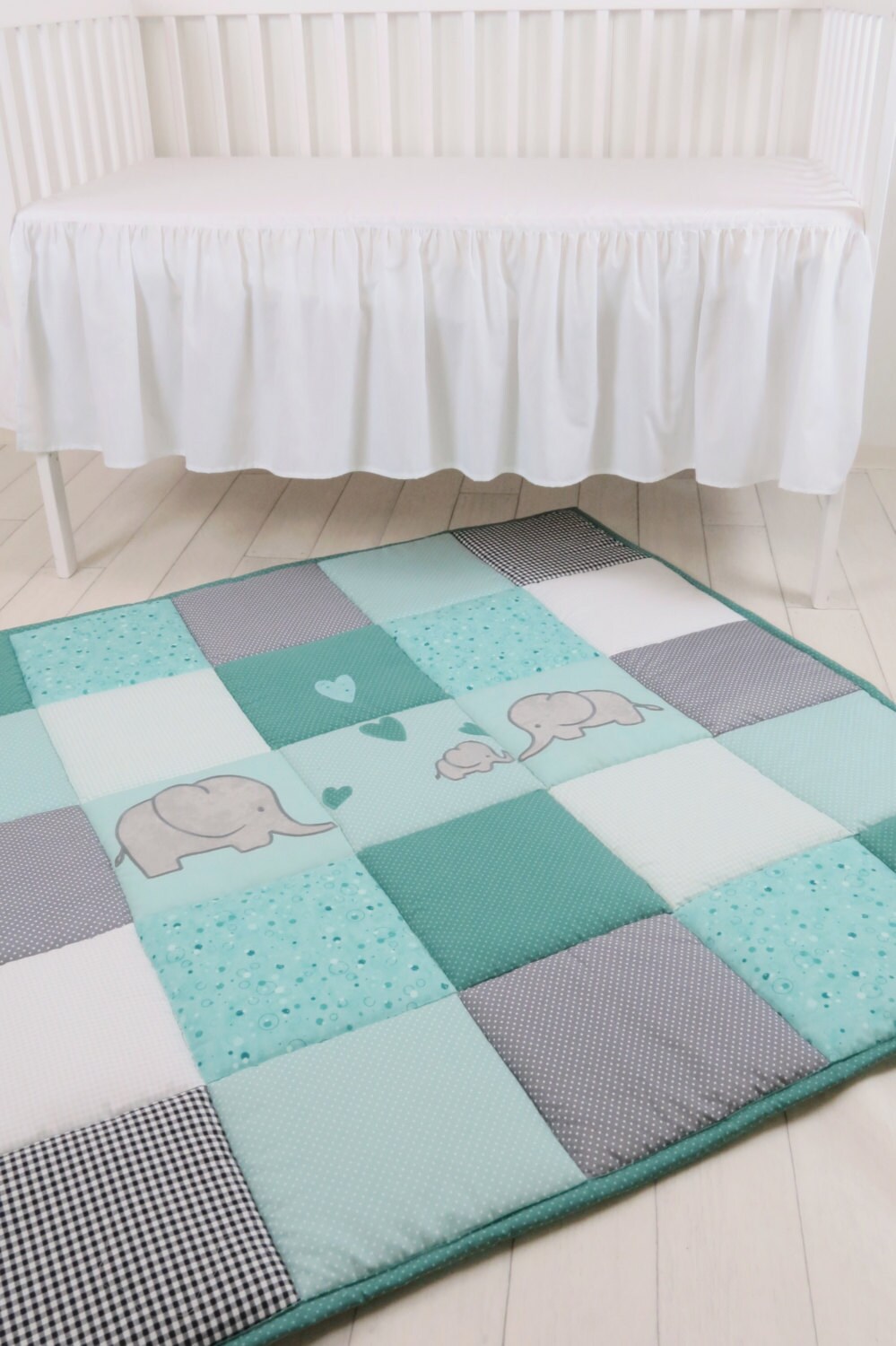 Baby Play Mat Baby Mat Baby Activity Mat Elephant Baby Etsy UK