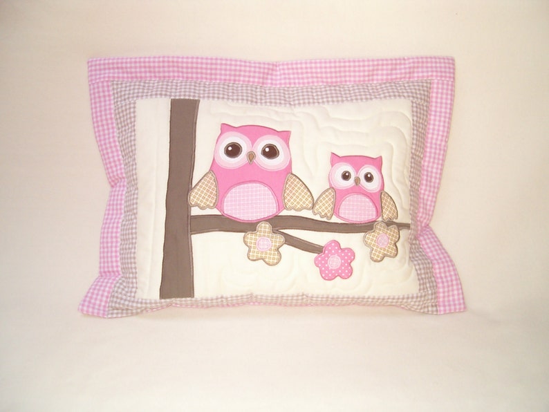 Owl Quilt and Personalized Owl Pillow and Pillowcase Etsy