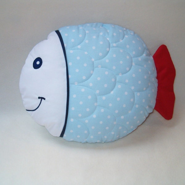 Fish Shaped Pillow Etsy