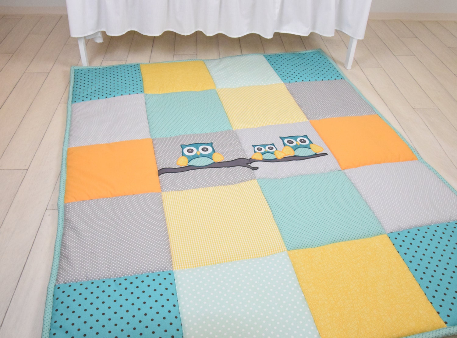 Baby Rug Boy Gir Owll Play Mat Activity Mat Baby Playmat