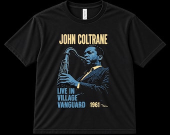 JOHN COLTRANE JAZZ SAX Tシャツ ブラック M This item is unavailable - Etsy