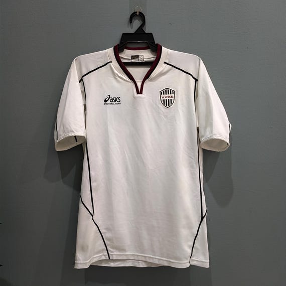 Asics, Vintage Asics Vissel Kobe Japanese Football Training Shirt Size XO JASPO