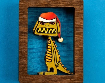 Santa Gremlin Ornament