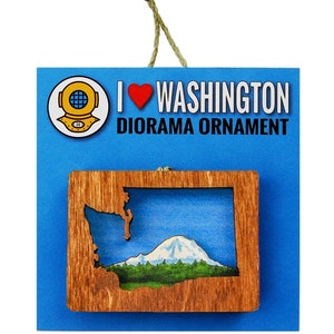Mt. Rainier Washington Ornament or Magnet
