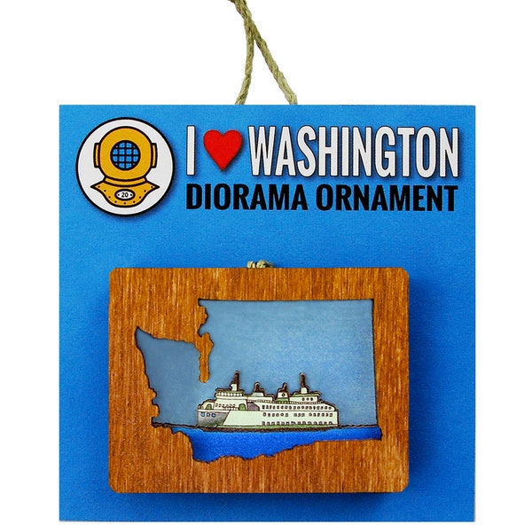 Ferry Washington Ornament or Magnet