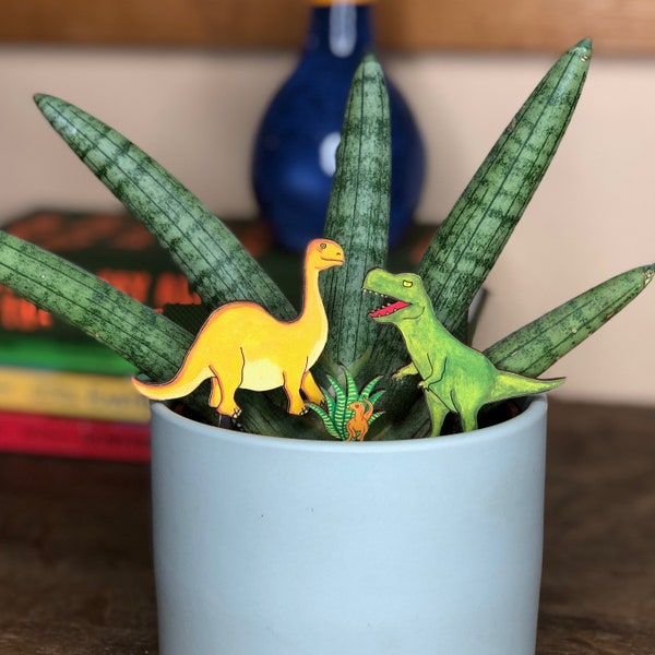 Dinosaurs Fancy Plants Diorama Kit