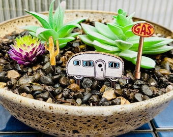 Desert Oasis Fancy Plants Diorama Kit