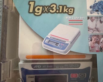 A&D Compact Scale HT-3000 (Brand New)